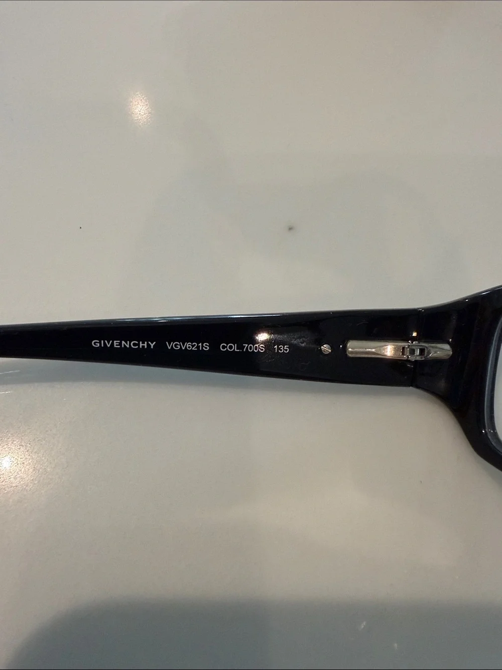 Givenchy Black Rectangular Women's Eyeglass Frames-Made in Italy